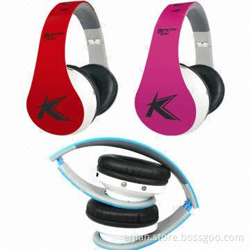 USB headset wireless, memory card slot, MP3 player/FM radio, built-in 400mAh lithium battery